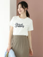 レタリングロゴTシャツ