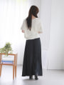 アシンメトリーデザインニット