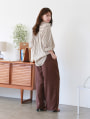 ジョーゼットメニータックカラーパンツ