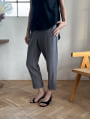 【イージーケア】ストレッチテーパードパンツ