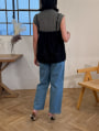 ラメフェザーキャミビスチェ