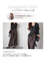 【cestmignon_mauセレクト】ラップ風タックワイドパンツ