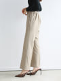 美シルエットセンターラインストレートパンツ