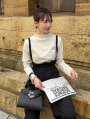 【とらまめセレクト】サスペンダー付き2wayハイウエストツイルワイドパンツ