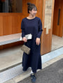 【とらまめセレクト】裏起毛マーメイドワンピース
