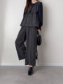 【cestmignon_mauセレクト】【SETUP対応】【U150サイズあり】ツータックワイドパンツ