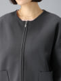 ニットジップジャケット
