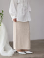 ツイード風MIXスラブナロースカート