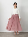 消しプリーツロングスカート