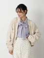 シャーリングデザインブルゾン