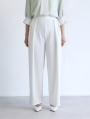 ツータックカットワイドパンツ