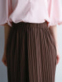 カットジョーゼット細プリーツナロースカート