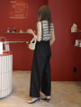 【kannaセレクト】 サスペンダー付きワイドパンツ