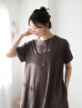 Aラインマキシワンピース