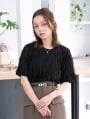 【manaodaysセレクト】 タックフリルTシャツ