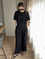 【manaodaysセレクト】 タックフリルTシャツ