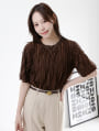 【manaodaysセレクト】 タックフリルTシャツ