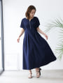 【manaodaysセレクト】 前後2wayウエストタックワンピース