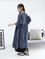 ピンタック前開きワンピース