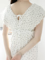 ドットシャーリングサロペット