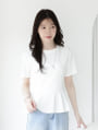ペプラムデザインTシャツ