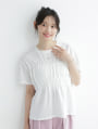 シャーリングデザインTシャツ