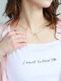 華奢リボンデザインネックレス