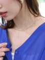 ゴールドティアストーンネックレス
