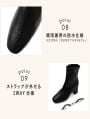 晴雨兼用サイドビットストレッチ感激ショートブーツ