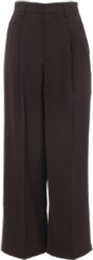 ワンタック ワイドパンツBrown